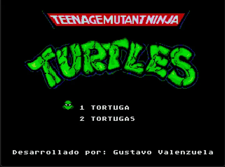 TMNT: The Arcade Game — port a Sega Mega Drive — captura 1