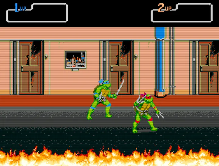 TMNT: The Arcade Game — port a Sega Mega Drive — captura 3